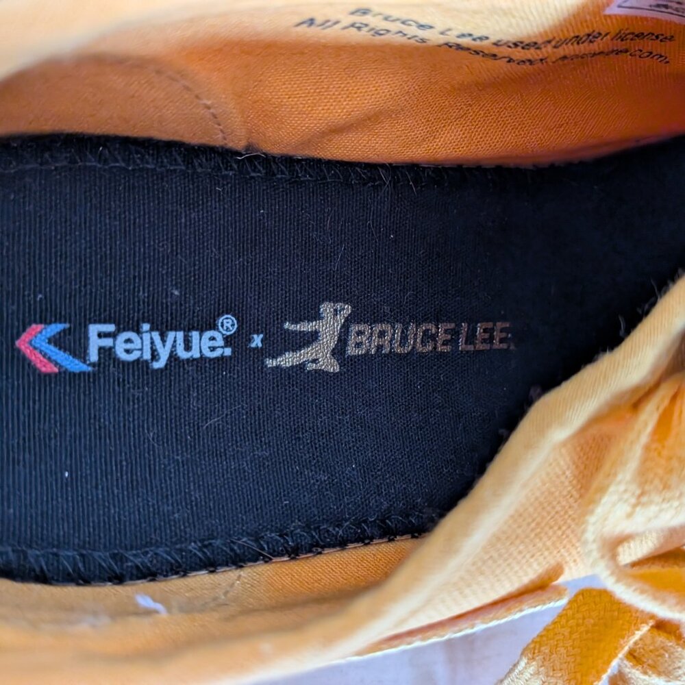 Feiyue Bruce Lee Special Edition Low Top Sneaker Yellow NWT. US 10M/12W/EUR 43 - Picture 4 of 12